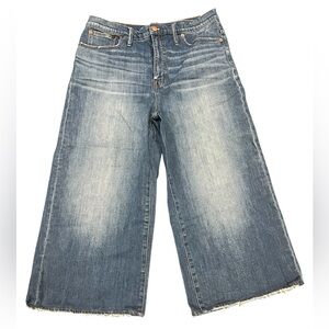 Madewell Wide Leg Crop Jeans Size 31